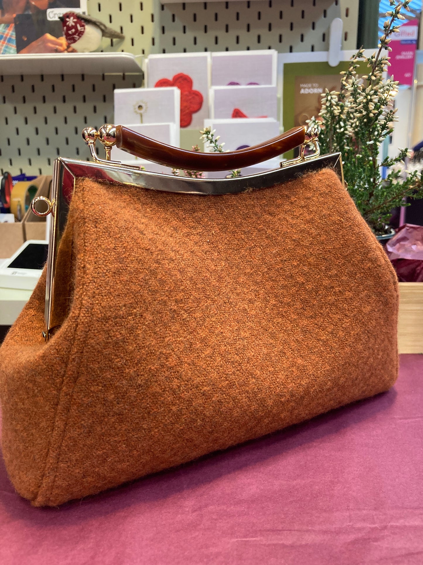 Tortoiseshell swing handle Eilish bag