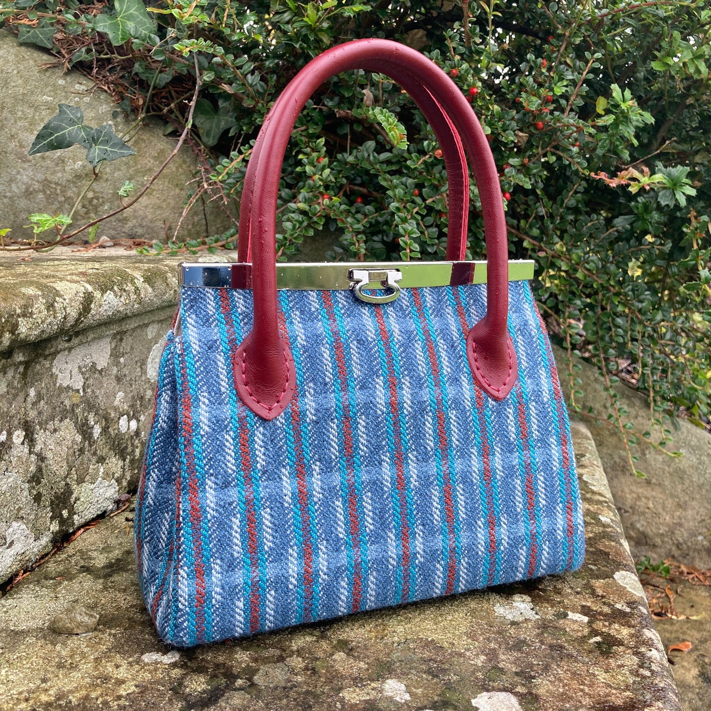 Blue and Burgundy Esme