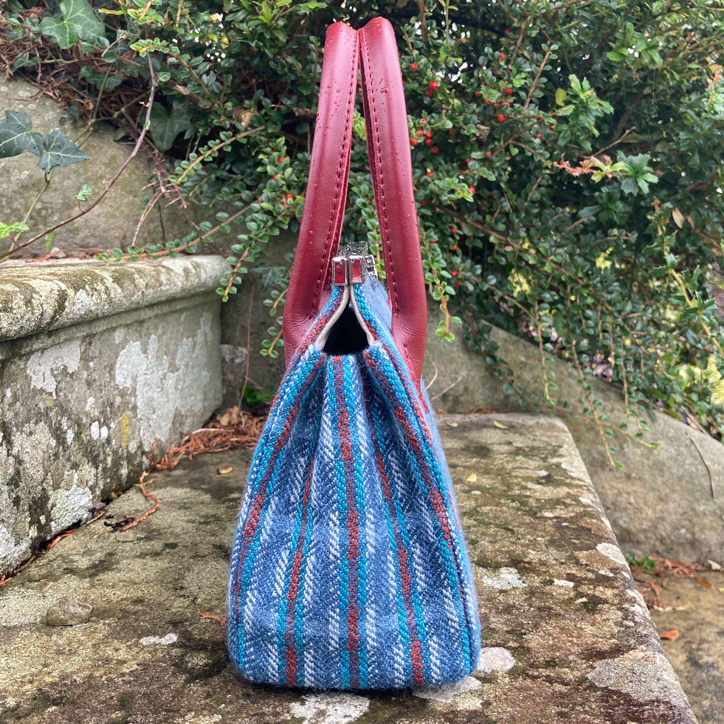Blue and Burgundy Esme