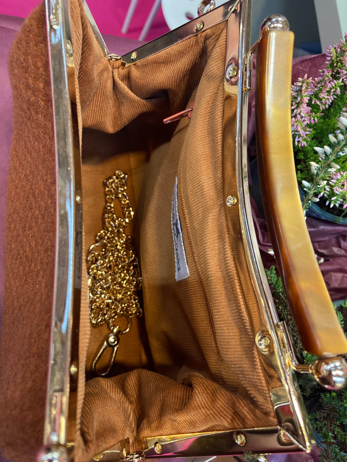 Tortoiseshell swing handle Eilish bag