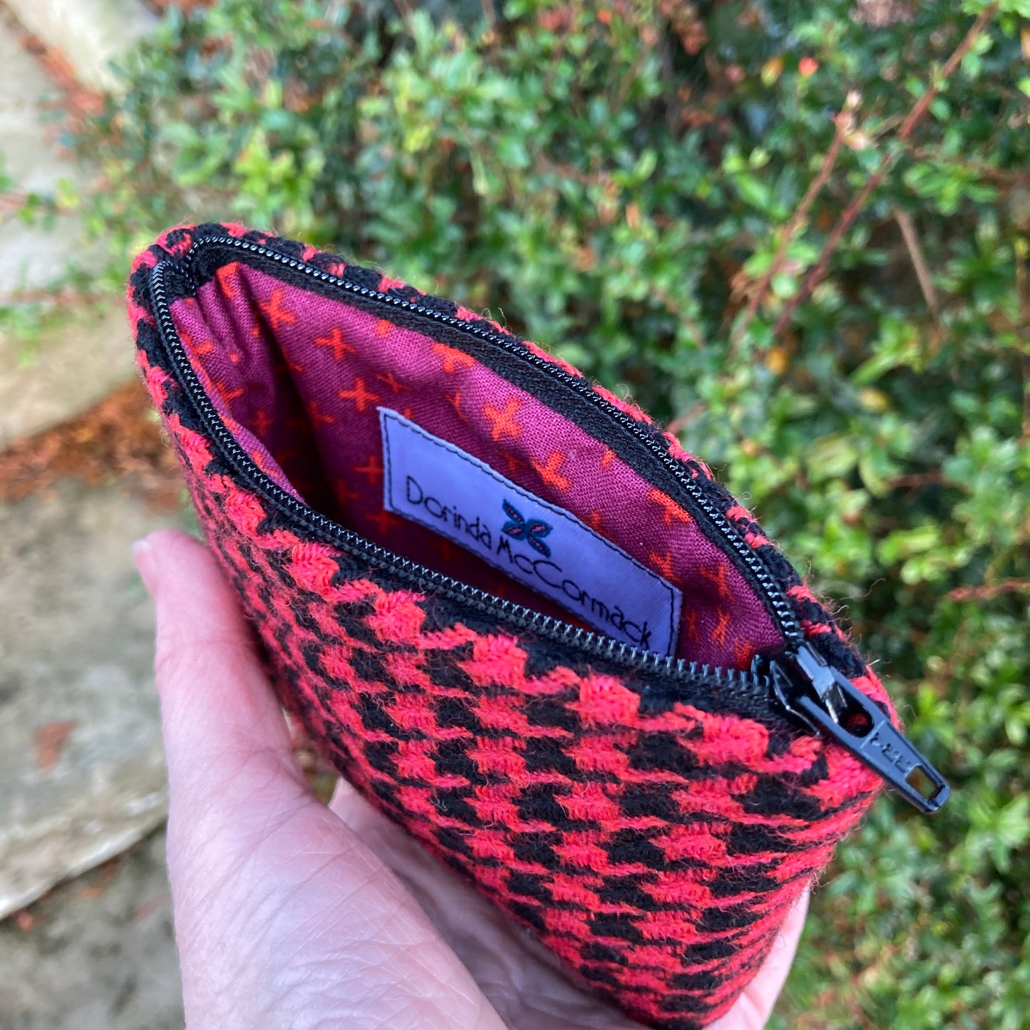 Black and Red Doireann Purse
